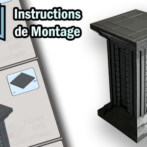 Brick Pedestal – by Zachary Steinman – Building Instructions