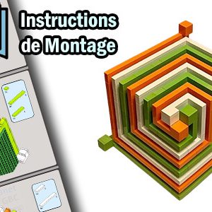 Cube Swirl Variation – by Zachary Steinman – Building Instructions