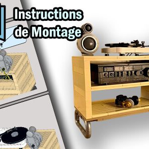 Vinyl SoundSystem/Listening Station – by Zachary Steinman – Building Instructions