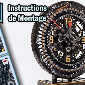 Mangle Rack Clock – by Akiyuki – Building Instructions