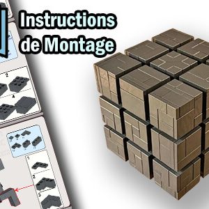 Patchwork/Melange Cube – by Zachary Steinman – Building Instructions