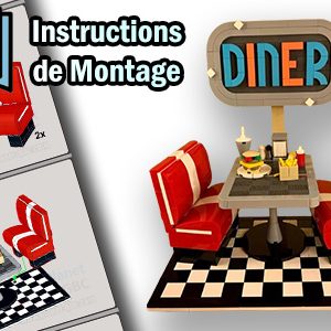 Retro Diner – by Zachary Steinman – Building Instructions