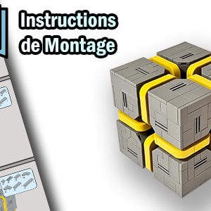 Sci-Fi Caution Cube – by Zachary Steinman – Building Instructions