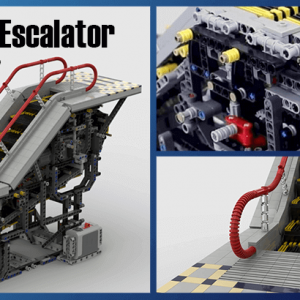 Motorized Escalator – by Takanori Hashimoto – Building Instructions