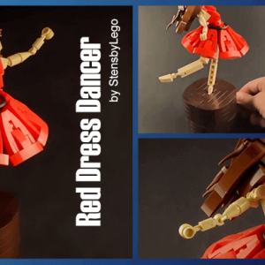 Red Dress Dancer – by StensbyLego – Building Instructions