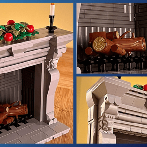Festive Fireplace – by Zachary Steinman – Building Instructions