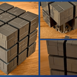 Patchwork/Melange Cube – by Zachary Steinman – Building Instructions