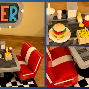 Retro Diner – by Zachary Steinman – Building Instructions