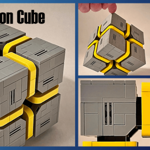 Sci-Fi Caution Cube – by Zachary Steinman – Building Instructions