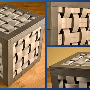 Woven Basket Cube – by Zachary Steinman – Building Instructions