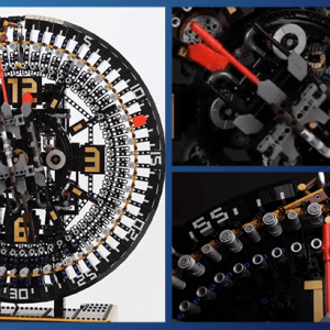 Mangle Rack Clock – by Akiyuki – Building Instructions